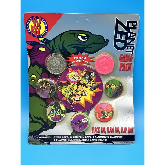 Vintage Planet Zed Street Caps Sealed Game Pack Pogs Milk Cap - Picture 1 of 4
